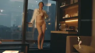 소피는 계속 자아를 돌파, 초박형 스타킹, 전복 보일락말락 젖꼭지 전복